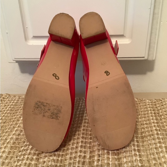 Red Patent Leather Mary Jane Shoes - Picture 7 of 7